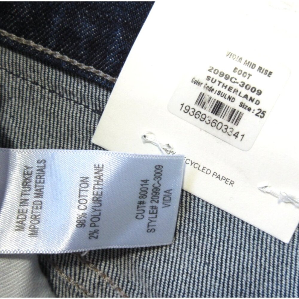 NWT Citizens of Humanity Vidia in Sutherland Mid Rise Boot Stretch Jeans 25 - Picture 7 of 9